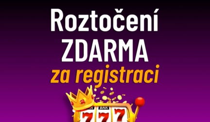 Roztočení zdarma za registraci