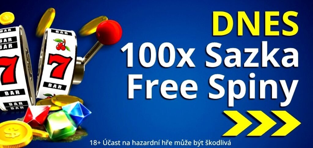 sazka 100x bonus free spiny