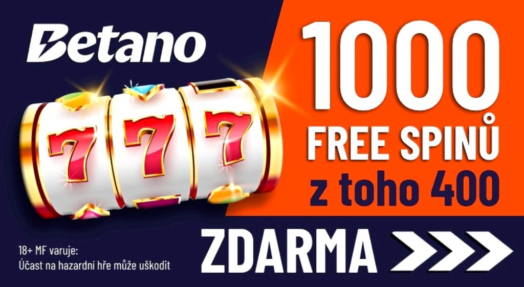 casino betano rozdává 1000 free spiny jako bonus bez vkladu