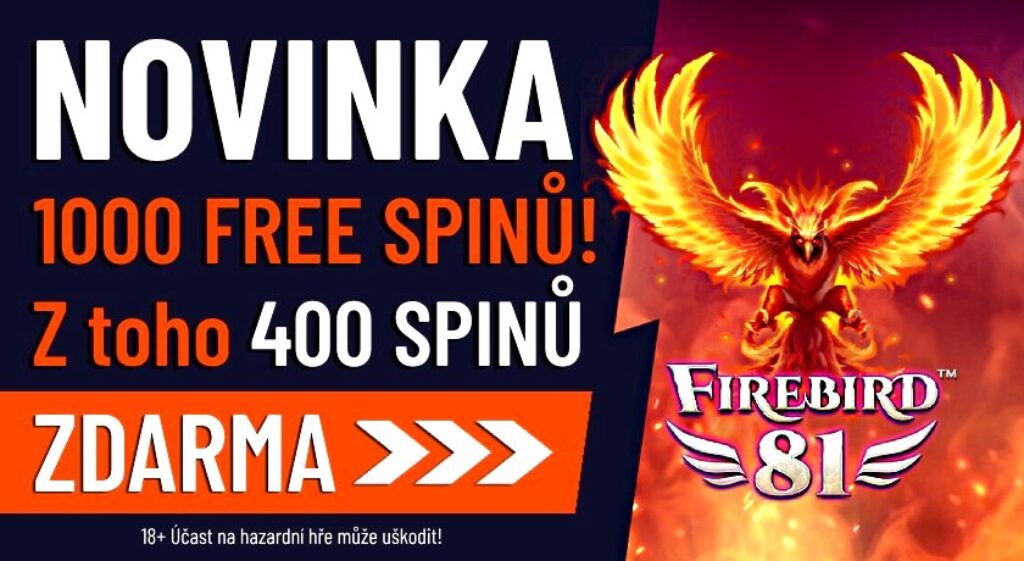 Novinka v českých online casino hernách nová český online casino bonus 1000 free spinů zdarma